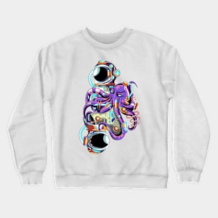 Astronaut Octopus Crewneck Sweatshirt